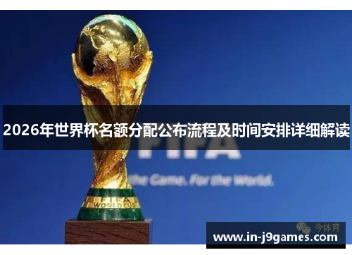 2026年世界杯名额分配公布流程及时间安排详细解读